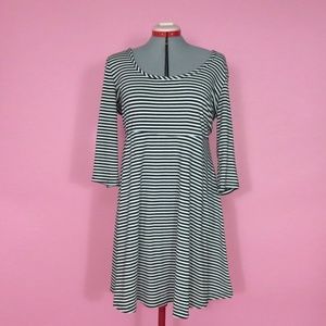 Black & White Striped Dress